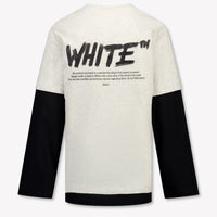 Off-White Bambini Ragazzi Maglietta dentro Grigio