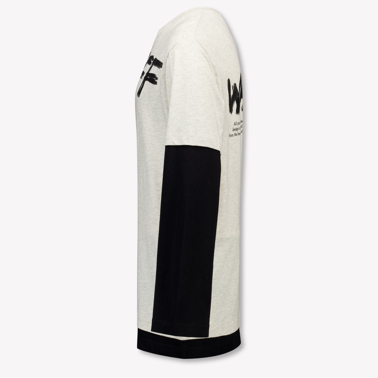 Off-White Bambini Ragazzi Maglietta dentro Grigio