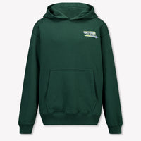Off-White Boys Sweater in Dark Green