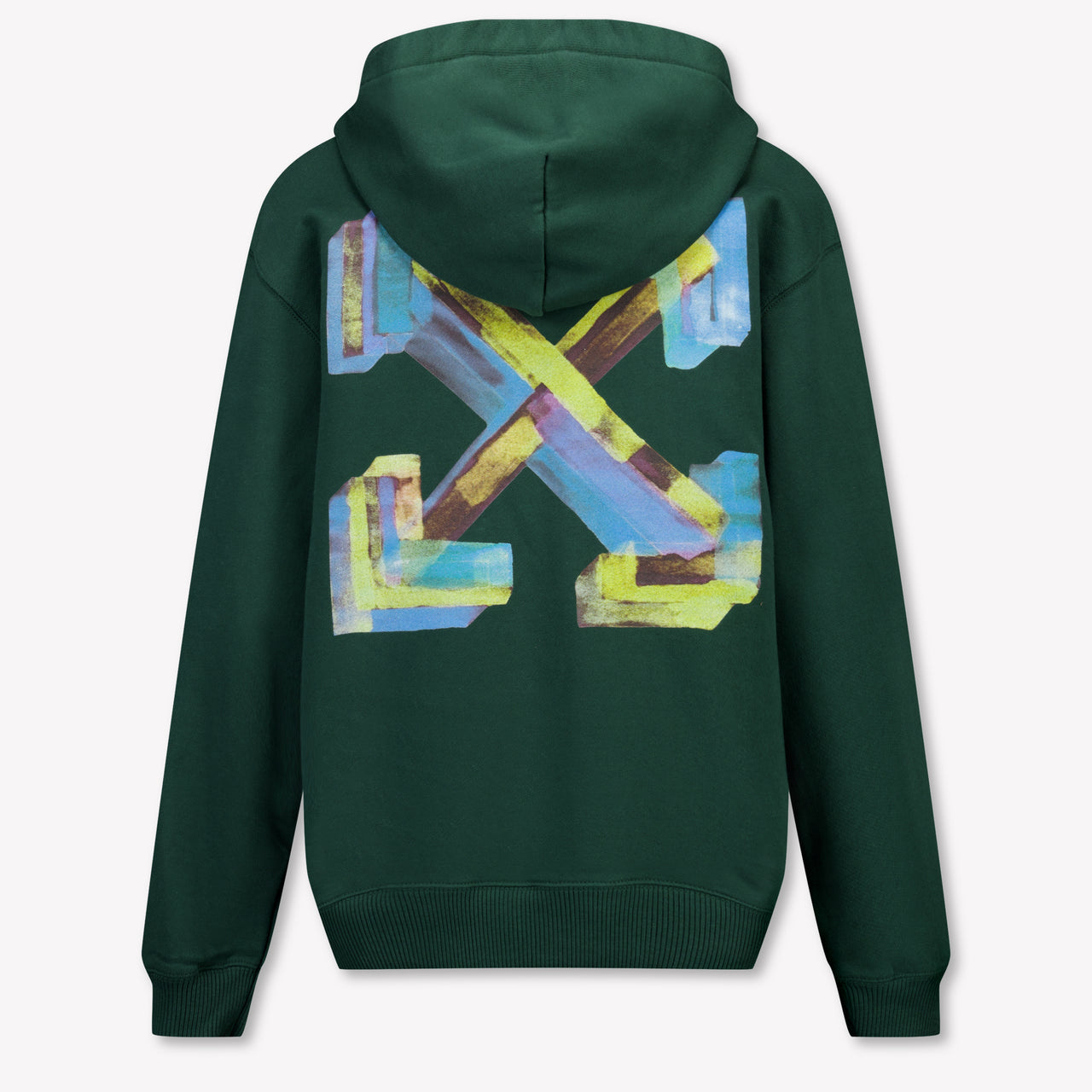 Off-White Boys Sweater in Dark Green