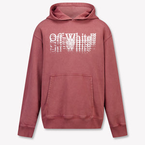 Off-White Enfants Garçons Pull En Bordeaux