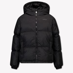 Off-White Kinder Jungen Wintermäntel In Schwarz