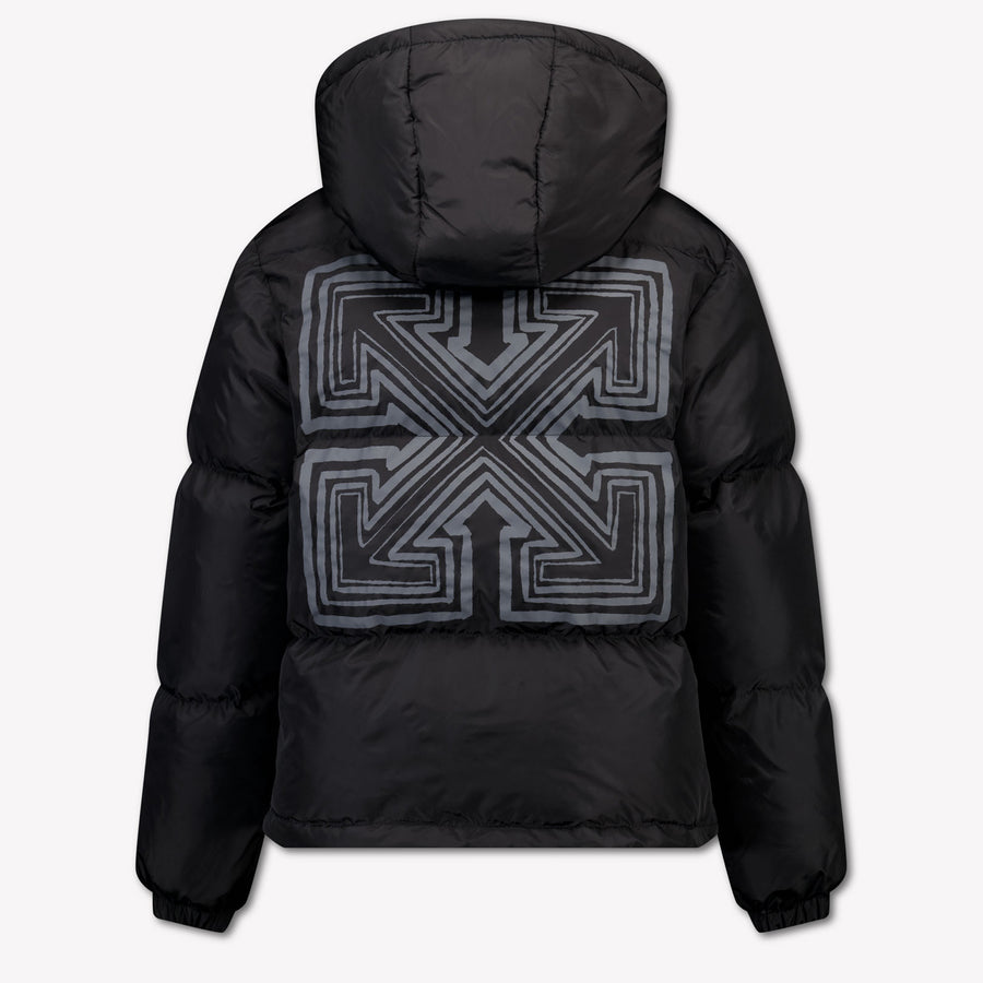 Off-White Kinder Jungen Wintermäntel In Schwarz