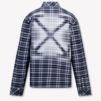 Off-White Bambini Ragazzi Camicetta dentro Navy