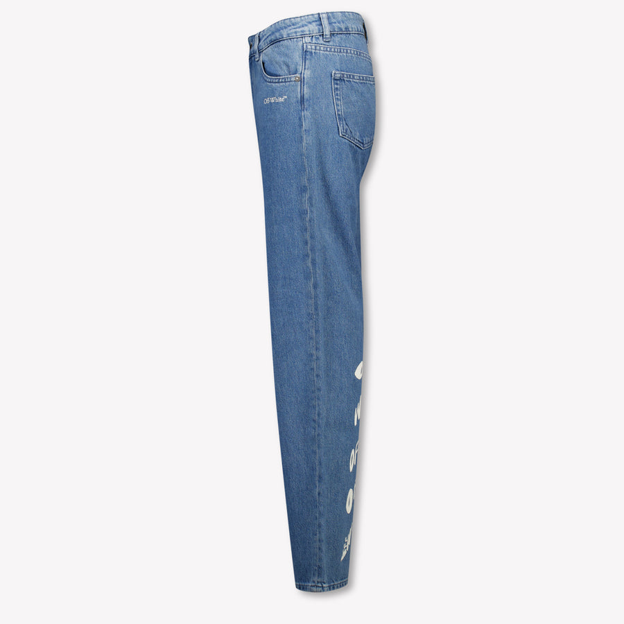 Off-White Enfants Garçons Jeans dans Bleu