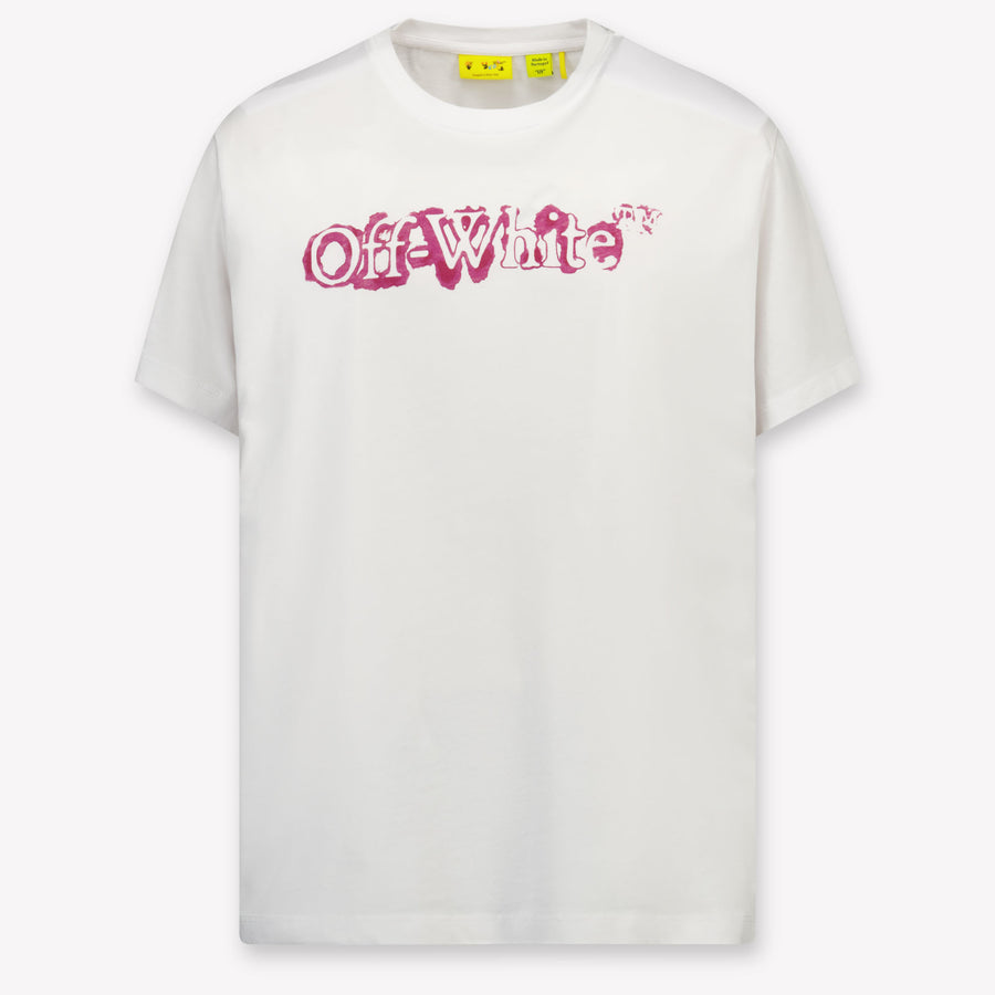Off-White Kinder Mädchen T-Shirt In Weiß
