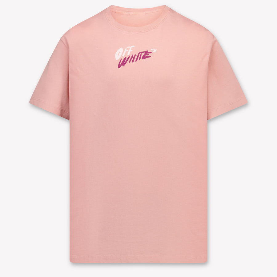 Off-White Enfants Filles T-shirt dans Rose Léger