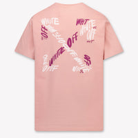 Off-White Enfants Filles T-shirt dans Rose Léger