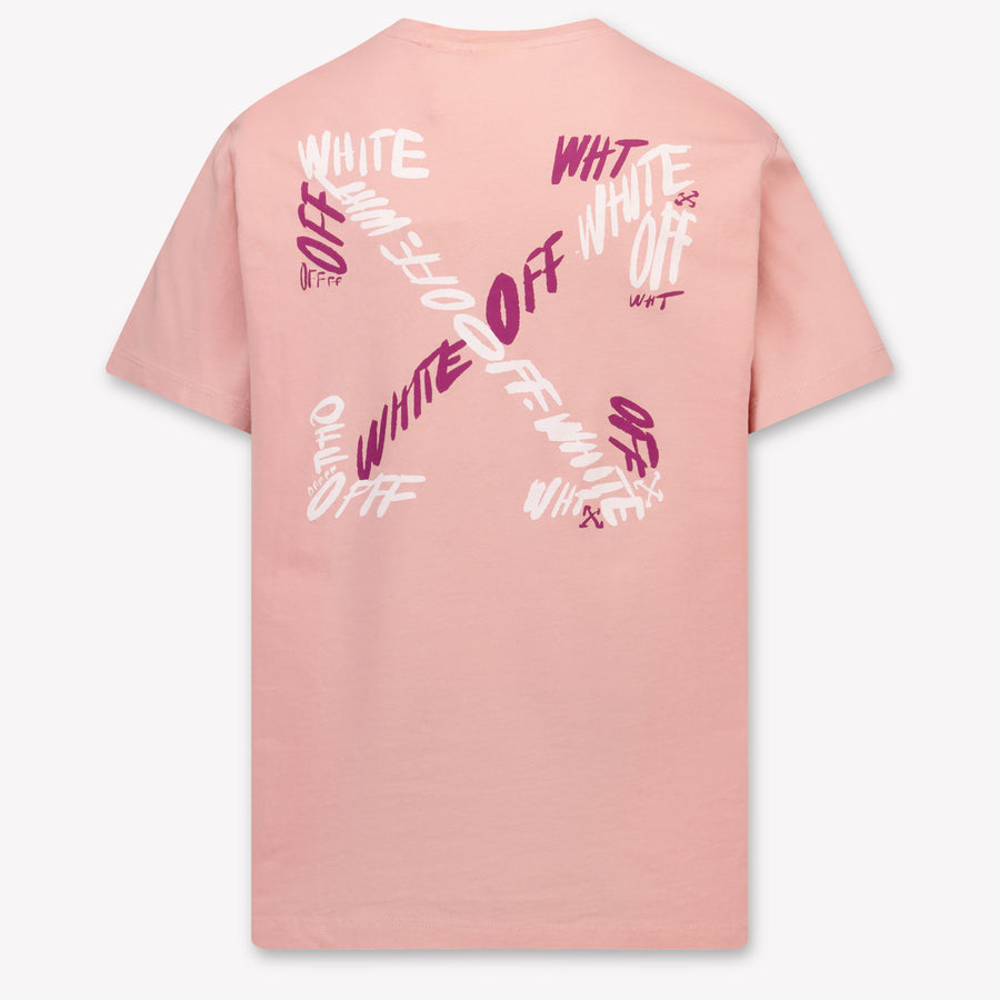 Off-White Enfants Filles T-shirt dans Rose Léger