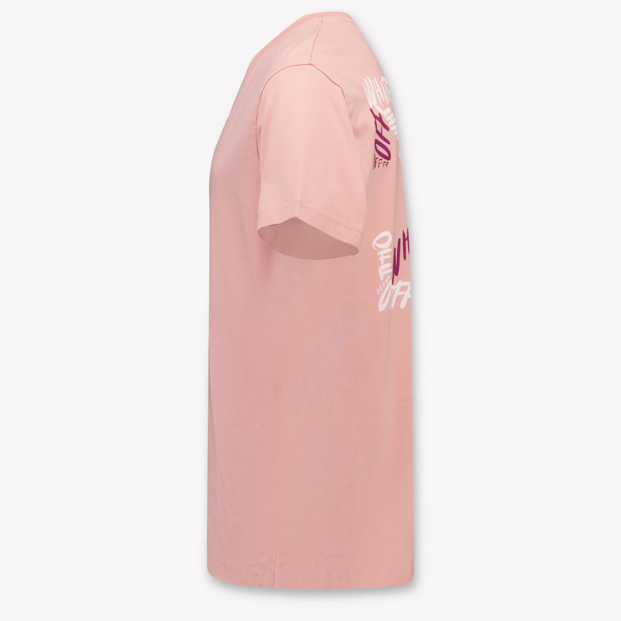 Off-White Enfants Filles T-shirt dans Rose Léger