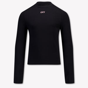 Off-White Bambini Ragazze Maglietta dentro Nero