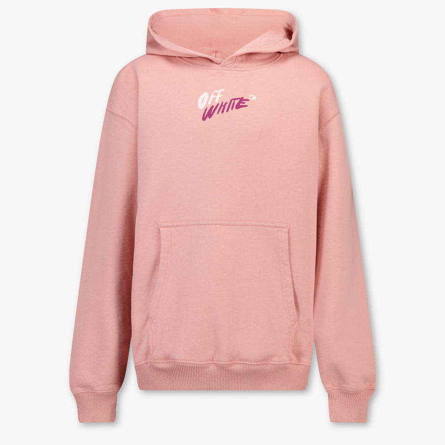 Off-White niños Chicas suéter en Rosa claro