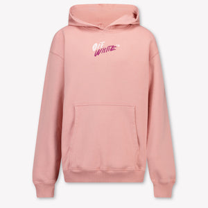Off-White niños Chicas suéter en Rosa claro
