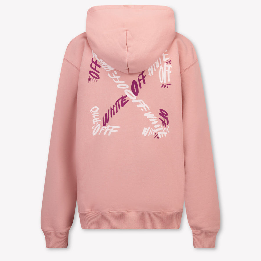Off-White niños Chicas suéter en Rosa claro