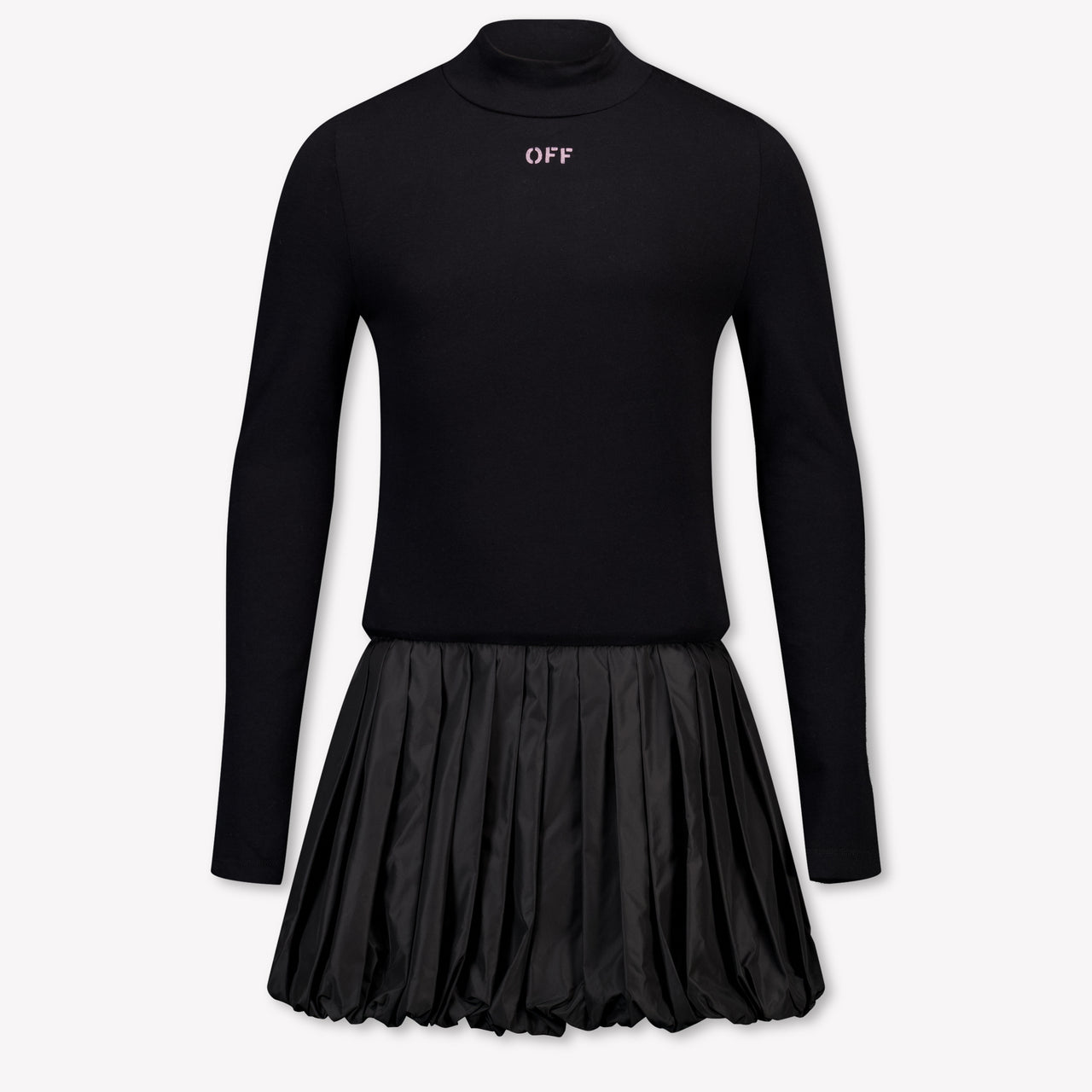 Off-White Mädchen Kleid in Schwarz