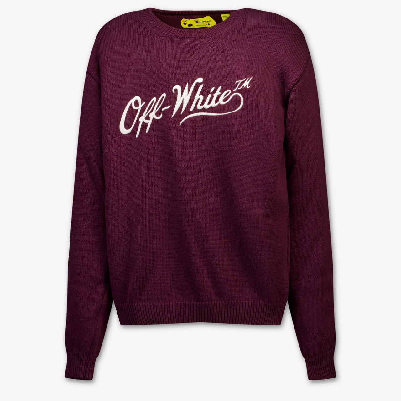 Off-White Enfants Filles Pull En Bordeaux