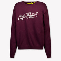 Off-White Enfants Filles Pull En Bordeaux