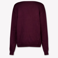 Off-White Enfants Filles Pull En Bordeaux