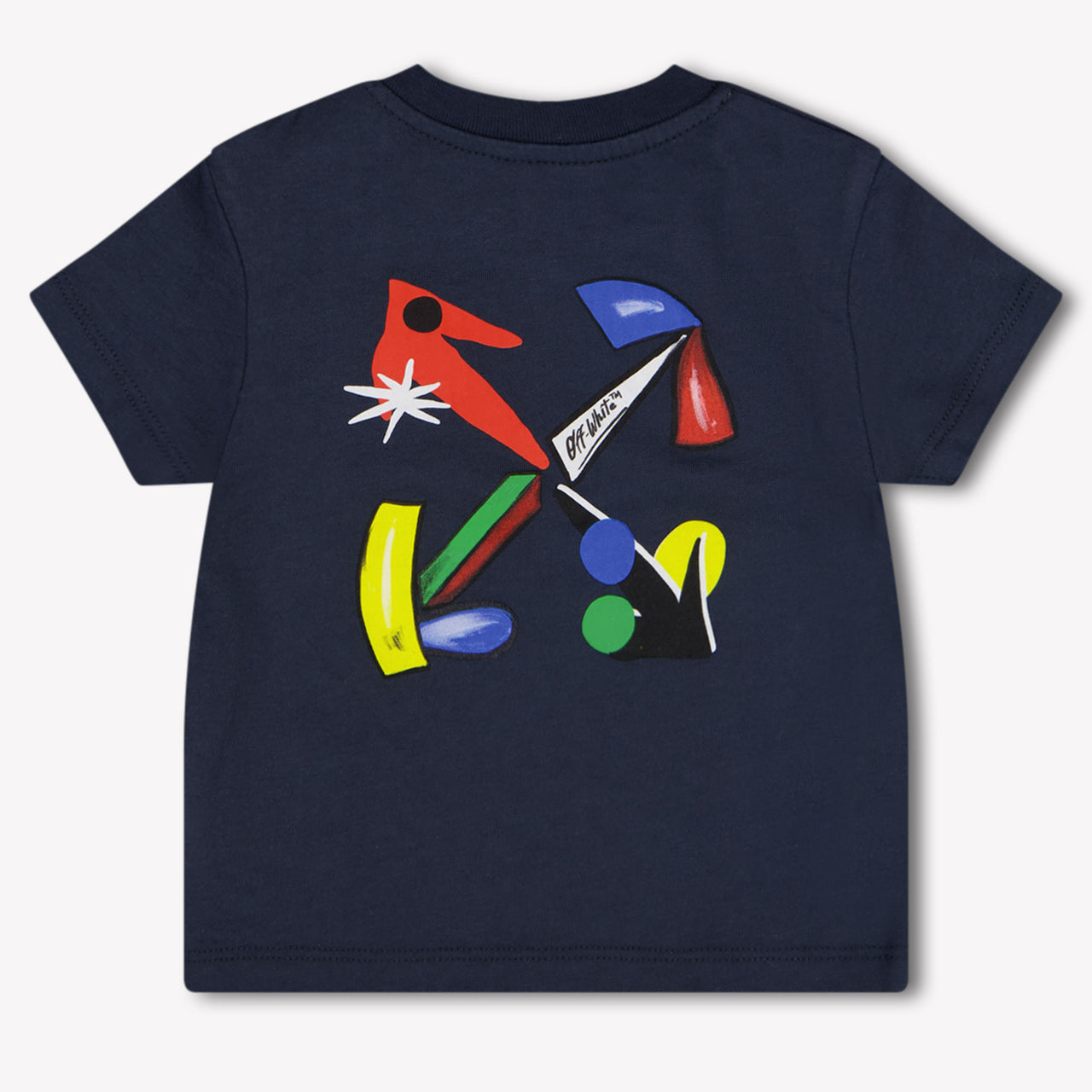 Off-White Baby Jungen T-Shirt In Marineblau