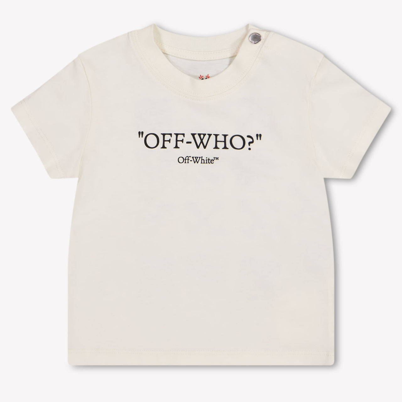Off-White Baby Jungen T-Shirt In Grauweiß