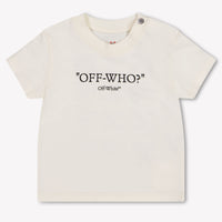 Off-White Baby Jungen T-Shirt In Grauweiß