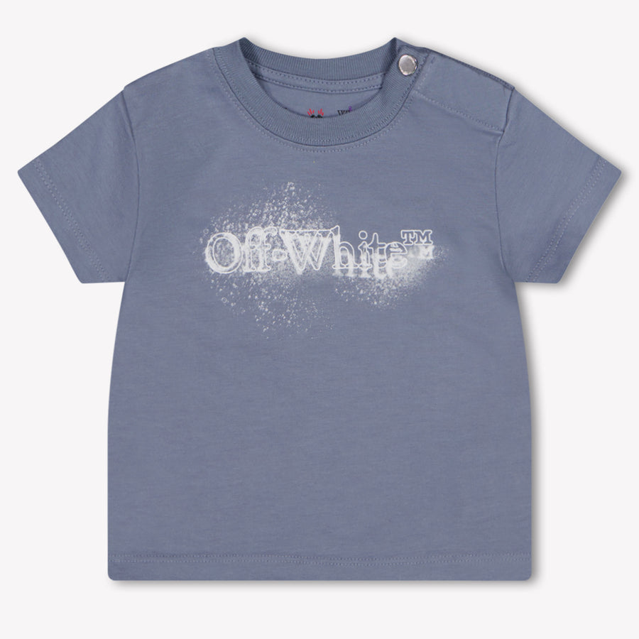 Off-White Baby Jungen T-Shirt In Hellgrau