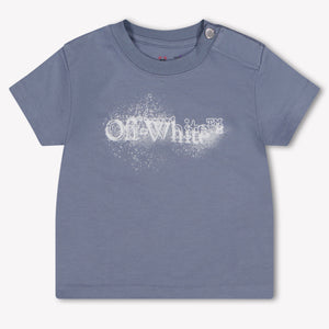 Off-White Baby Jungen T-Shirt In Hellgrau