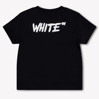 Off-White Baby Jungen T-Shirt In Schwarz