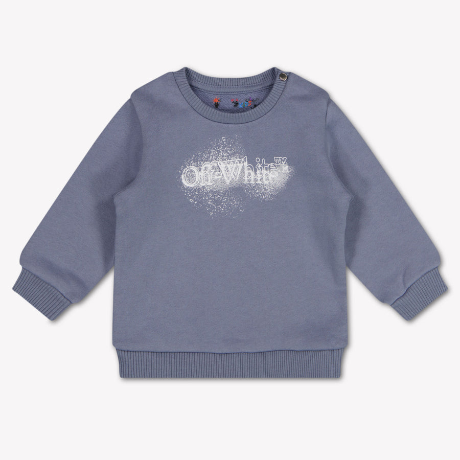 Off-White Baby Jungen Pullover rein Blau