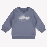 Off-White Baby Jungen Pullover rein Blau
