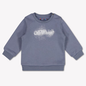 Off-White Baby Jungen Pullover rein Blau