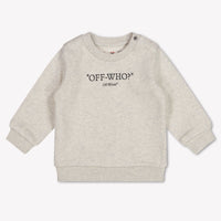 Off-White Bébé Garçons Pull en Gris
