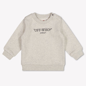 Off-White Bébé Garçons Pull en Gris