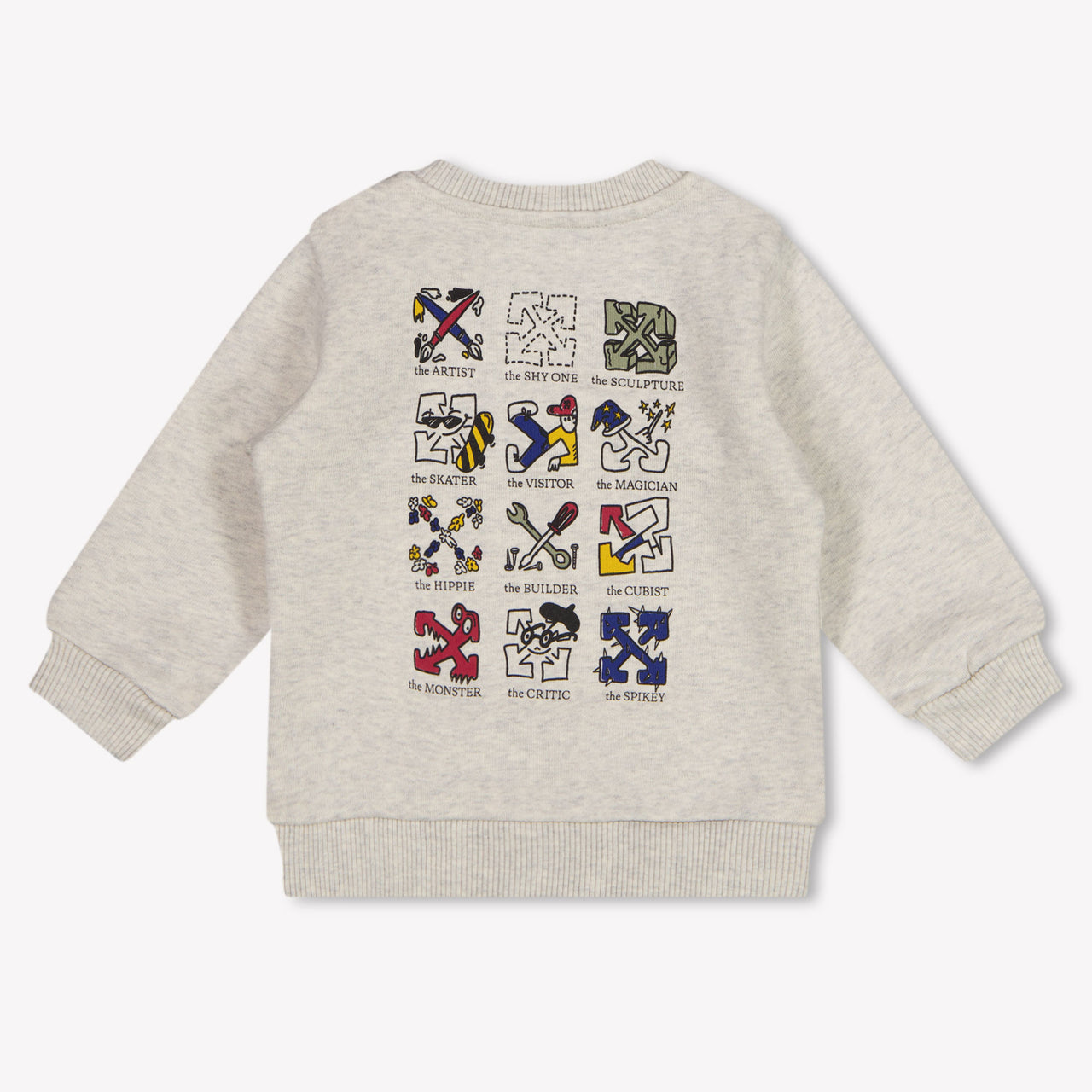 Off-White Bébé Garçons Pull en Gris