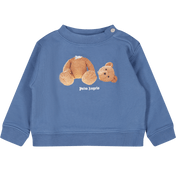 Palm Angels Baby Boys Sweater Blue