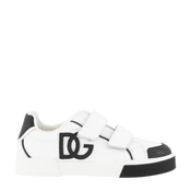 Dolce & Gabbana para niños de zapatillas blancas