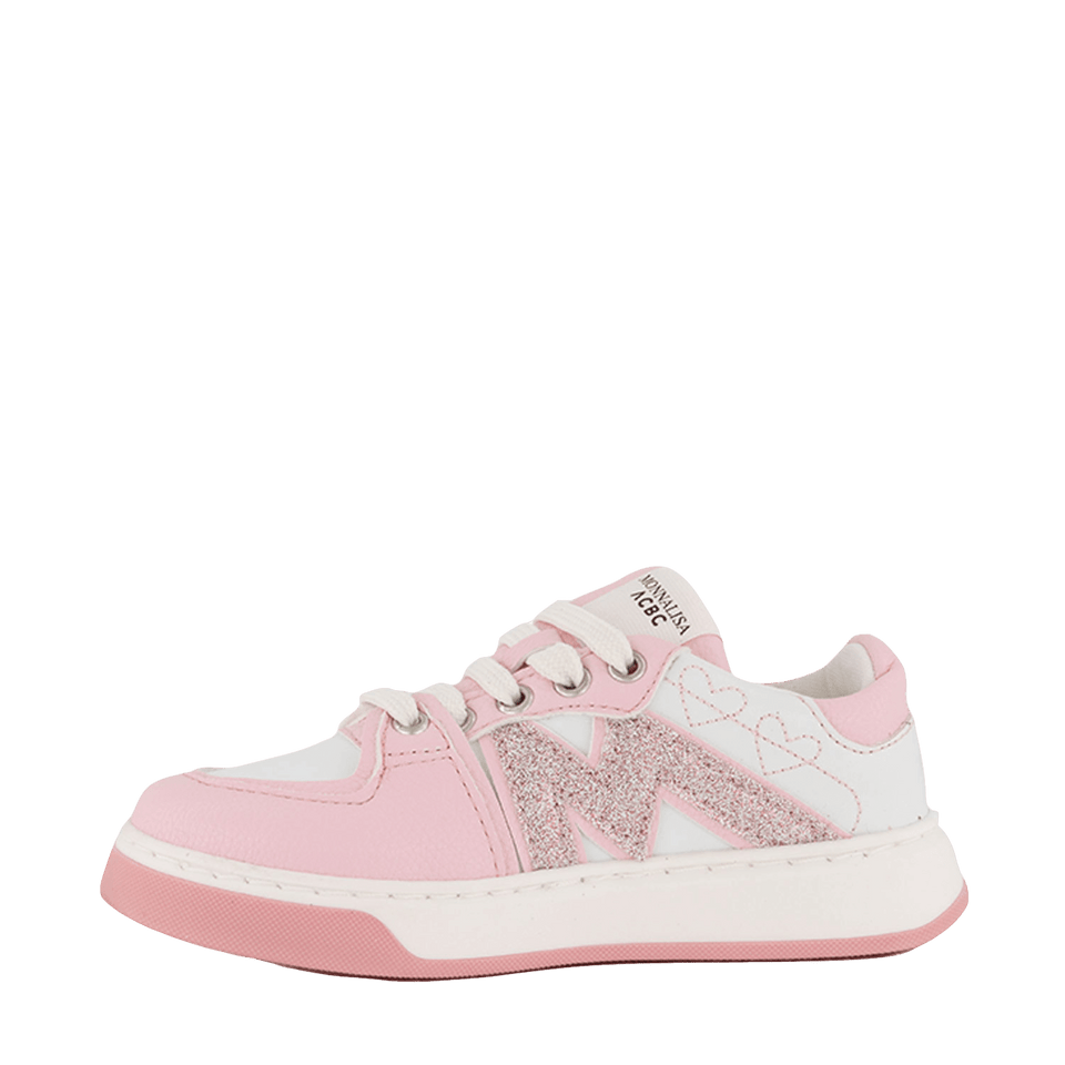 MonnaLisa Kinder Meisjes Sneakers Licht Roze