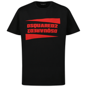 Dsquared2 Kinder Unisex T-Shirt Schwarz