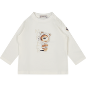 T-shirt di Moncler Baby Boys Bianco