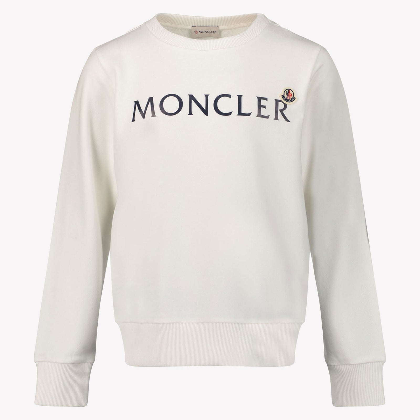 Moncler Kinderjungenpullover in Weiß