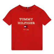 Tommy Hilfiger Baby Boys t-skjorte rød