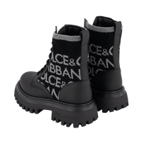 Dolce & Gabbana Kinder Unisex Laarzen Zwart