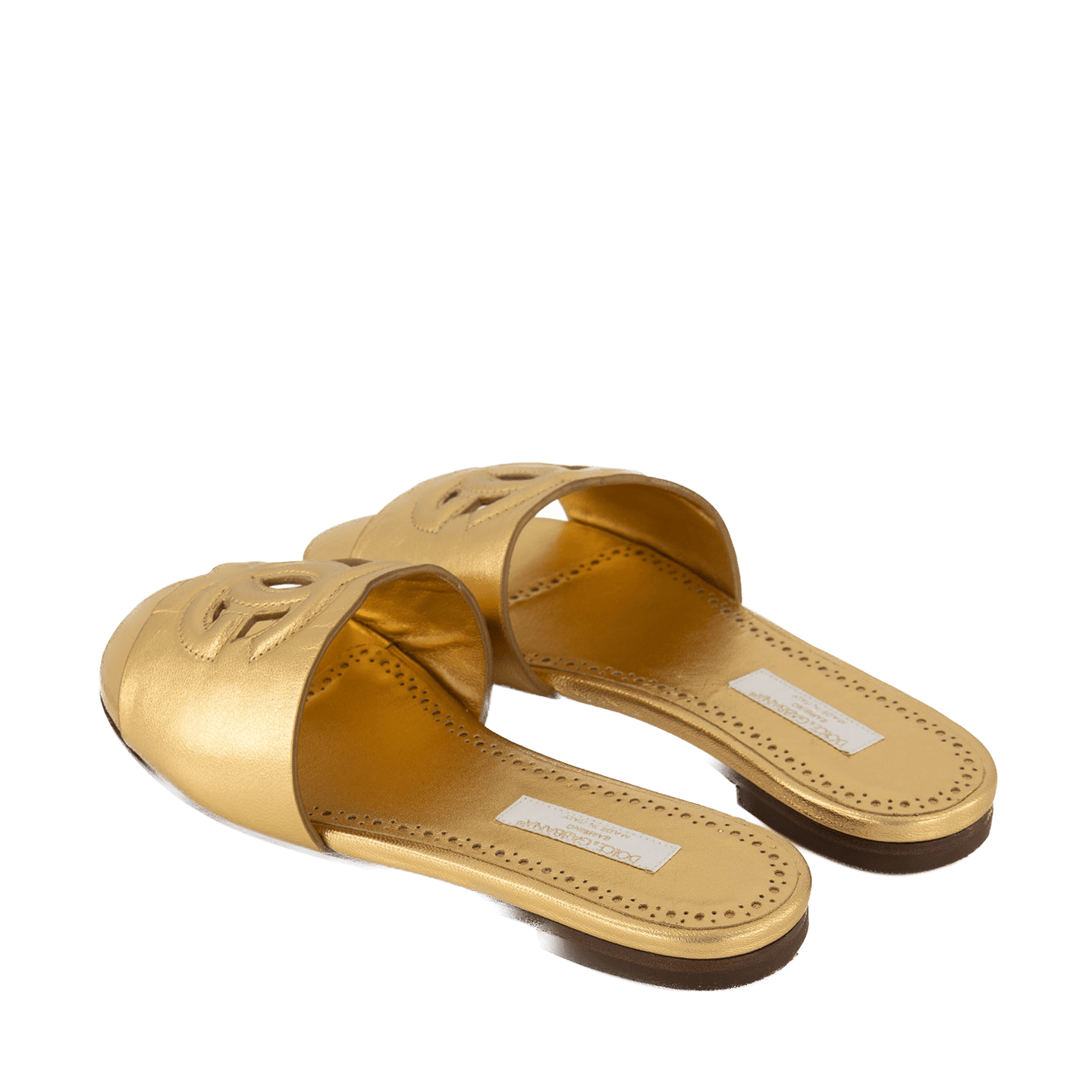 Dolce & Gabbana Kinder Meisjes Slippers Goud 28