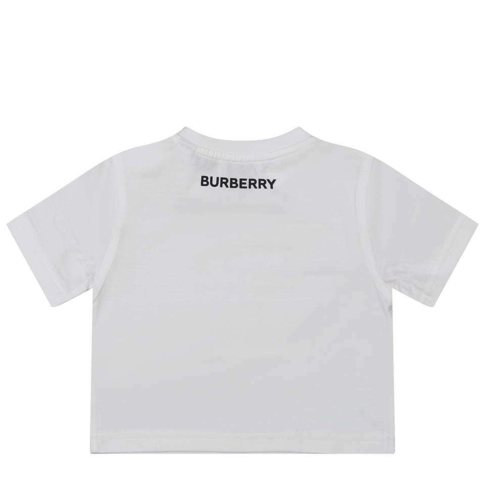 Burberry Baby Jongens T-Shirt Wit