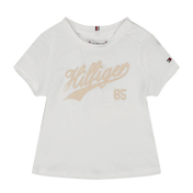 Tommy Hilfiger Baby Mädchen T-Shirt Weiß