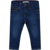 Tommy Hilfiger babyjenter jeans mørkeblå