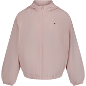 Tommy Hilfiger Kids Girls Vest di rosa chiaro