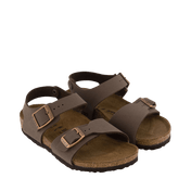 Birkenstock Kids Unisex sandály hnědé