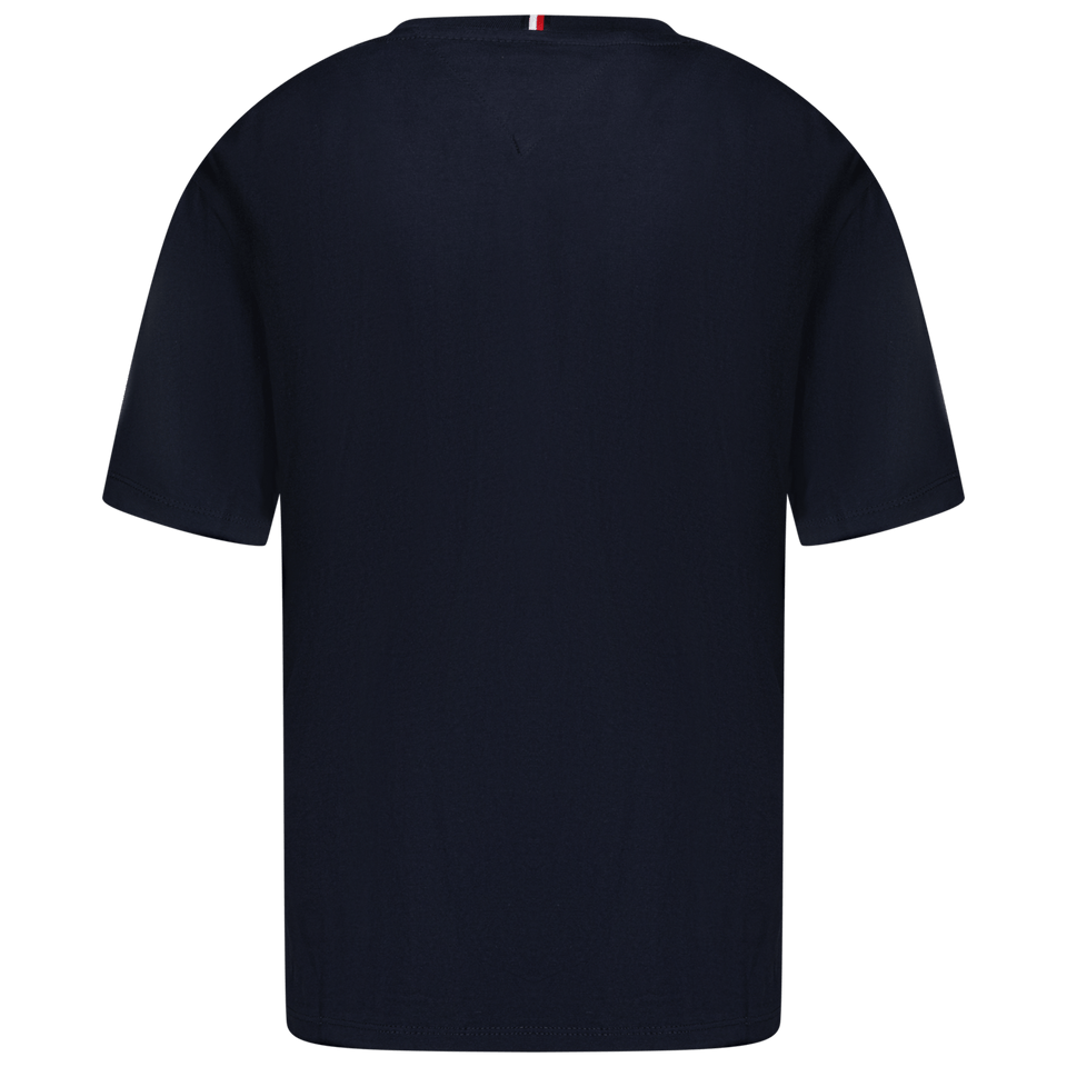 Tommy Hilfiger Kinder Jongens T-Shirt Navy