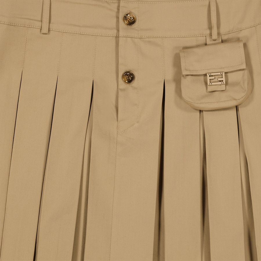 Fendi Kinder Meisjes Jurk Beige